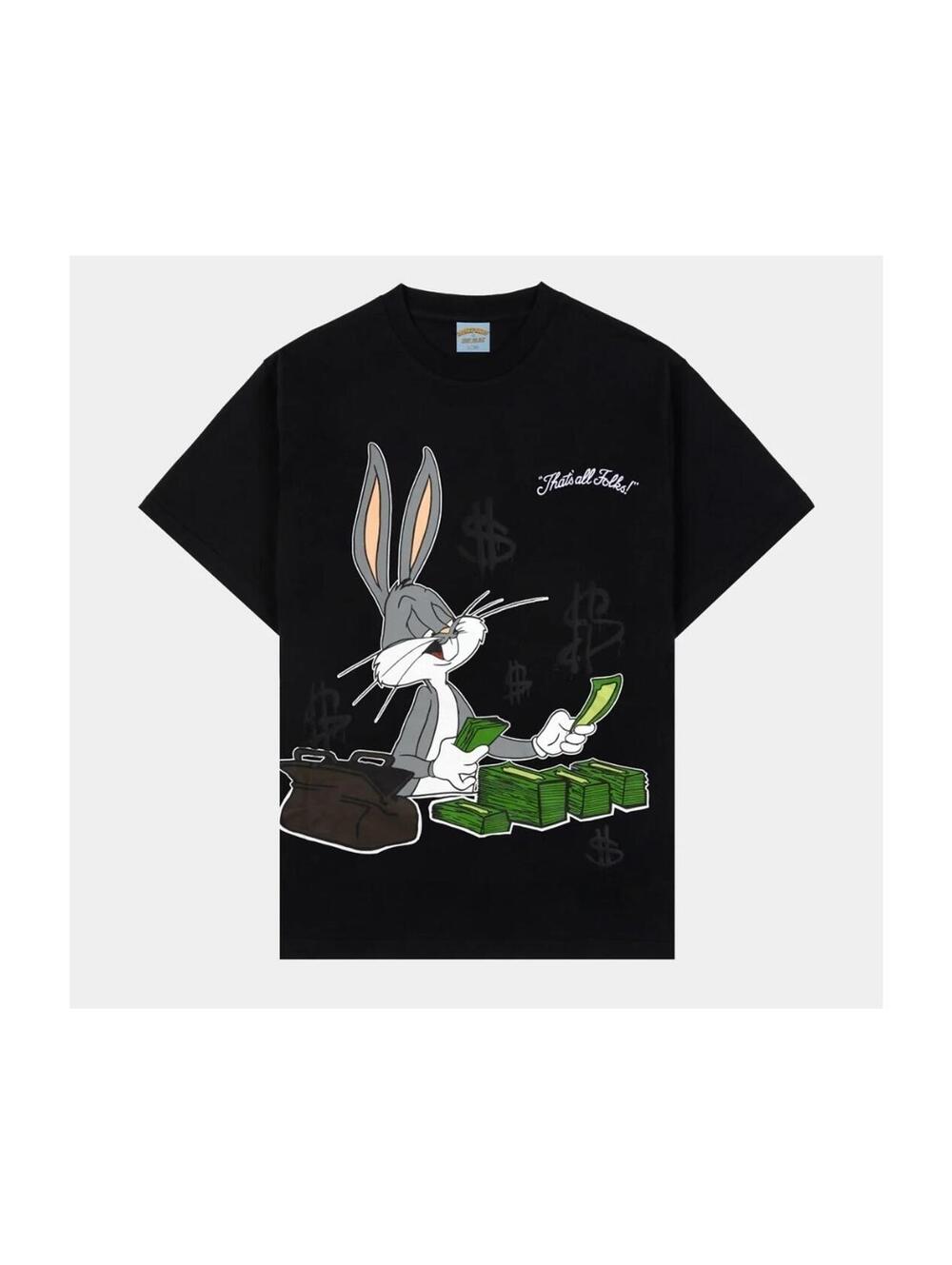 Shoe Palace SP x Looney Tunes Money Bugs Short Sleeve Shirt Men's Sz Small NWT